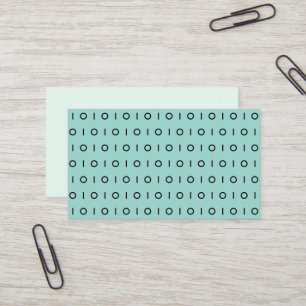 Dunkle Minze Green Black 01 Muster Business Card Visitenkarte