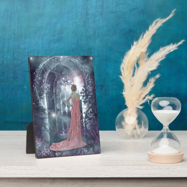 Dunkle Mondlichtnacht Fotoplatte (Seite)