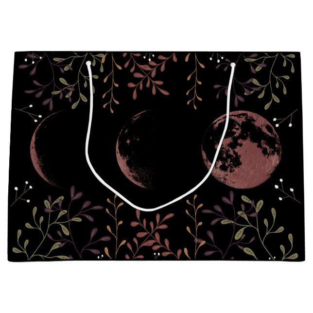 Dunkle Mondphasen Große Geschenktüte (Vorderseite)