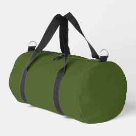 Dunkle Moosfarbe Grün Solid Farbe Duffle Bag