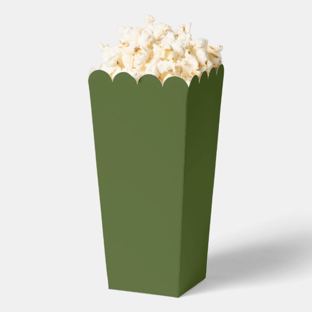 Dunkle Moosfarbe Grün Solid Farbe Geschenkschachtel (Geplatzt)