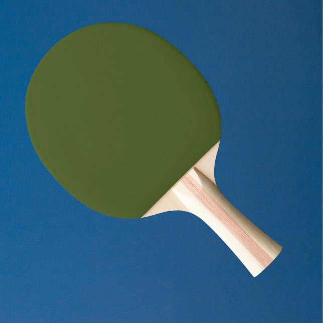 Dunkle Moosfarbe Grün Solid Farbe Tischtennis Schläger (Von Creator hochgeladen)