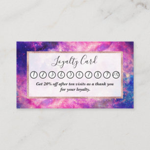 Dunkle Nacht Gradient Galaxy Glows Zodiac Starry S Treuekarte