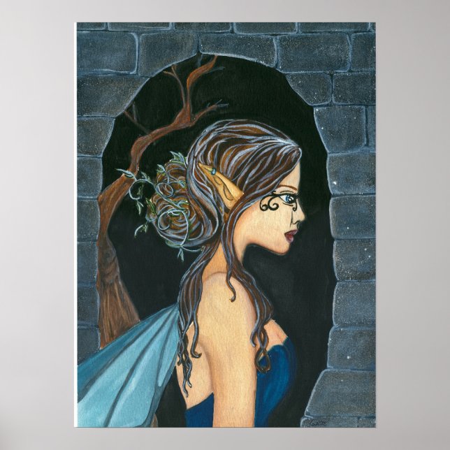 dunkle Nacht Poster (Vorne)