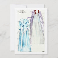 Dunkle Nächte Leinenpapier Puppentheater für Maggi