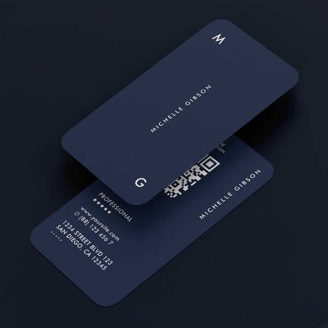 Dunkle Navy Moderne, einfach Beruflich Visitenkarte (Dark Navy Modern Simple Professional Business Card
☆★
☆★
☆★
☆★
☆★
4.8 out of 5 stars rating
(36191)
)