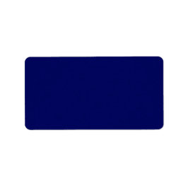 Dunkle Navy Solid Color Adressaufkleber