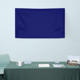 Dunkle Navy Solid Color Banner