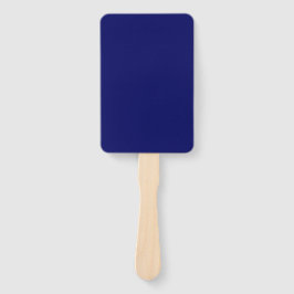 Dunkle Navy Solid Color Fächer