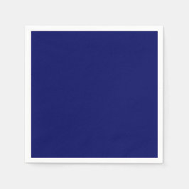 Dunkle Navy Solid Color Serviette
