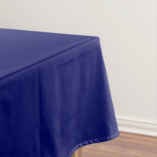 Dunkle Navy Solid Color Tischdecke (Beispiel)