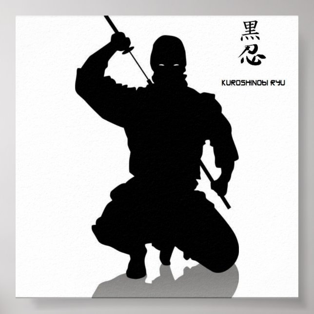 dunkle Ninja, Shhinnob Poster (Vorne)