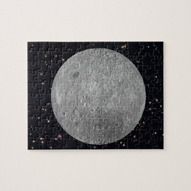 Dunkle oder ferne Seite des Mond Sternenhimmel Puzzle (Horizontal)