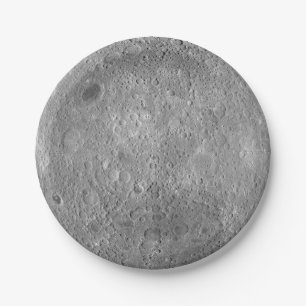 Dunkle oder weit entfernte Teller des Mondpapiers