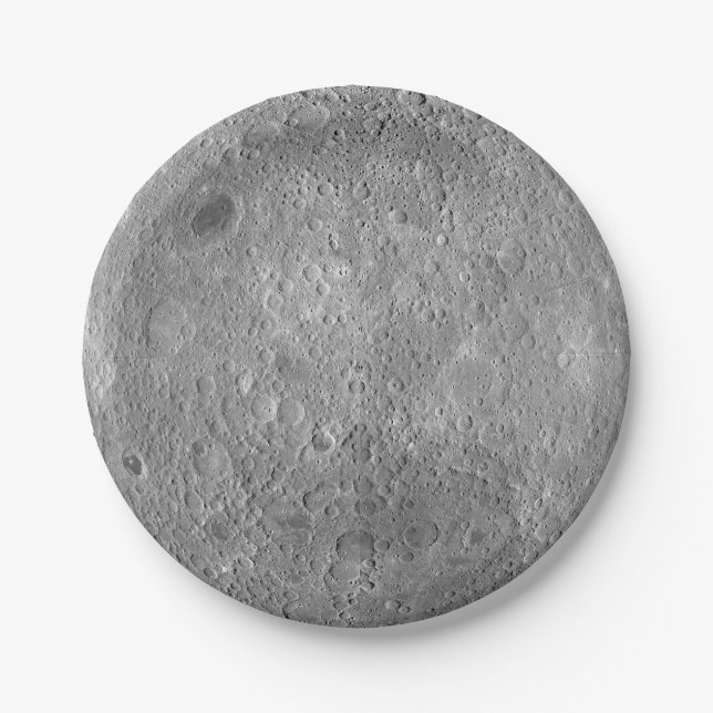 Dunkle oder weit entfernte Teller des Mondpapiers (Vorderseite)