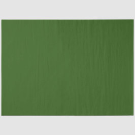 Dunkle Olive Green Solid Color Seidenpapier