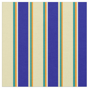 Dunkle Orange, Dunkle Cyan, Tan, Dunkelblau und We Stoff