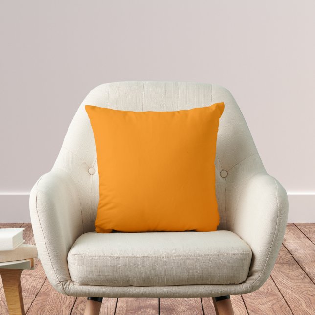 Dunkle Orange Solid Color Kissen (Von Creator hochgeladen)
