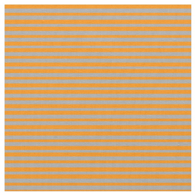 Dunkle Orange- und dunkelgraue Streifen-Muster Stoff (Nahaufnahme)