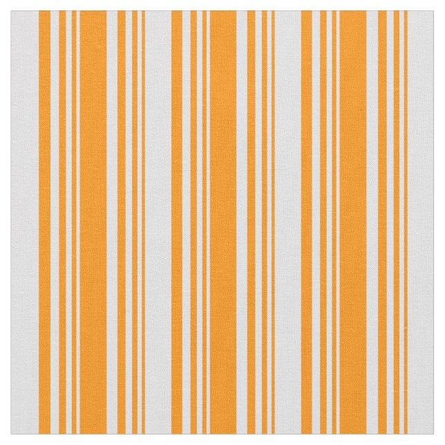 Dunkle Orange- und Lavenderfarbenstreifen Stoff (Nahaufnahme)