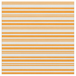 Dunkle Orange- und Minzcreme Streifen Stoff