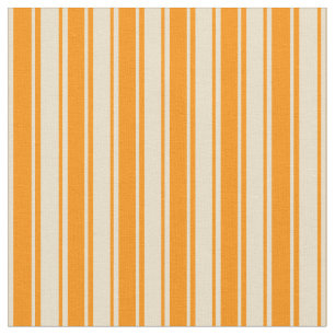 Dunkle Orange- und Tan-Streifen Stoff