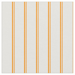 Dunkle Orange- und Weißlinien Stoff