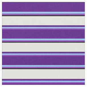 Dunkle Orchidee, Himblau, Indizien, Minzcreme und  Stoff