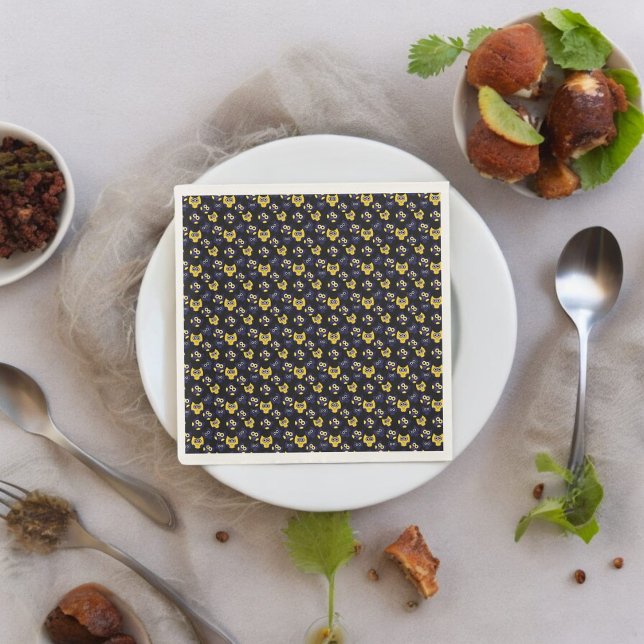 Dunkle Owl Serviette (dinner napkin)