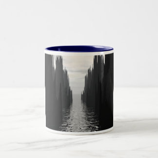 Dunkle Passage Zweifarbige Tasse