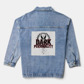 Dunkle Persönlichkeit Jeansjacke