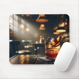 Dunkle Pub altmodisches Getränk Mousepad