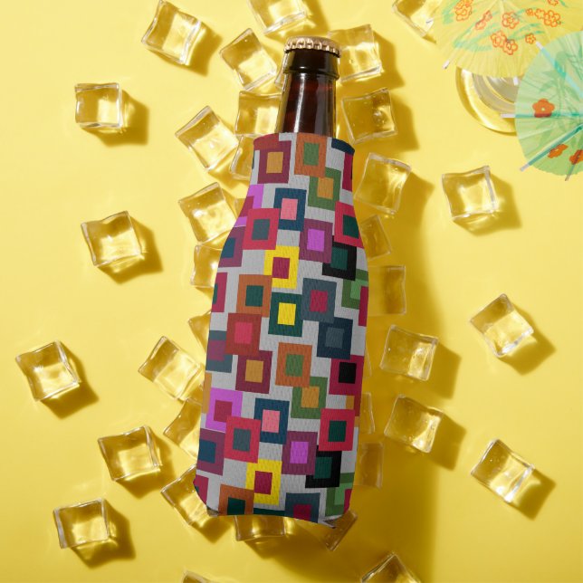 Dunkle Quadrate auf Licht Flaschenkühler (In Situ Sommer)