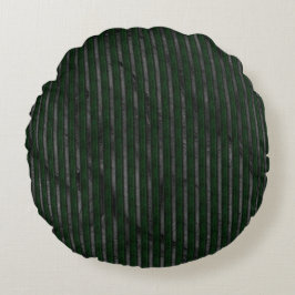 Dunkle, raue Streifen über farbiges abstraktes Des Rundes Kissen