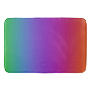 Dunkle Regenbogenfarben Badematte