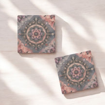 Dunkle Romance Burgund Art Deco Blumen Sommer