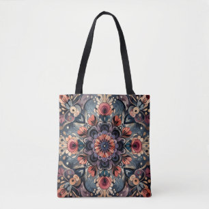 Dunkle Romantik Burgund Art Deco Floral Sommer