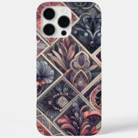 Dunkle Romantik Burgund Art Deco Floral Sommer
