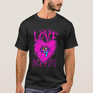 Dunkle Romanze, wo Liebe blutet T-Shirt