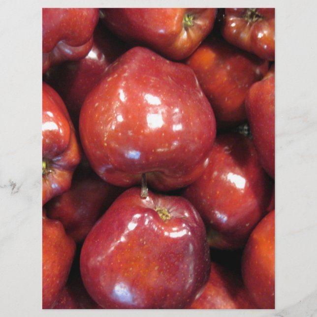 Dunkle rote Äpfel (Vorderseite)