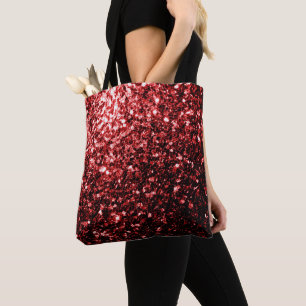 Dunkle rote Imitate Glitzer Glitzern Glamour