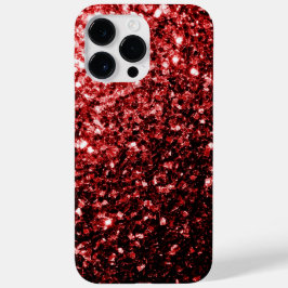 Dunkle rote Imitate Glitzer Glitzern Glamour Case-Mate iPhone Hülle