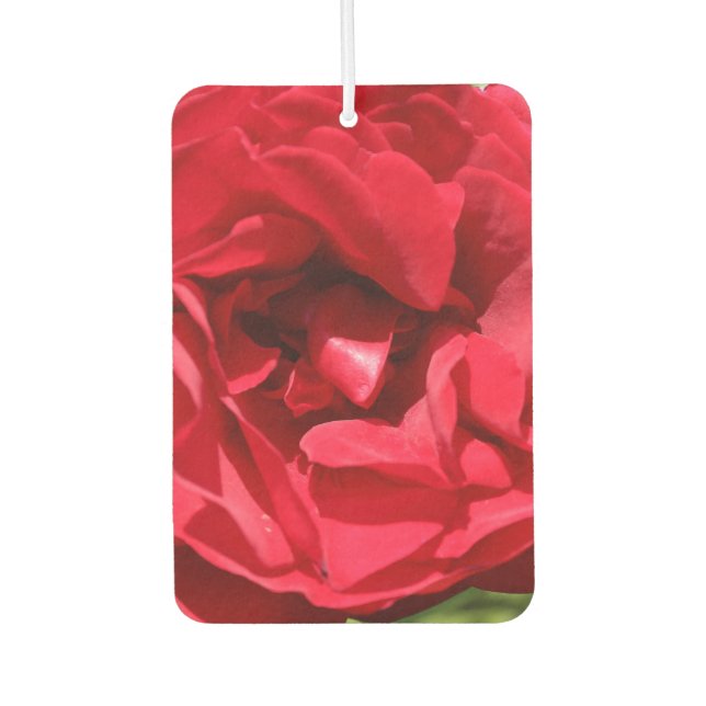 Dunkle rote Rose Bardou Job Autolufterfrischer (Vorderseite)