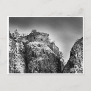 Dunkle Ruine, Kabinettkarte Postkarte