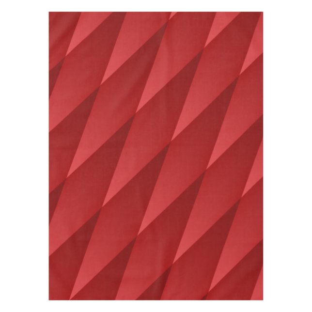 Dunkle Schattierungen von Red Diamonds Tischdecke (Vorderseite)