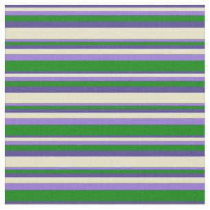 Dunkle Schieferblau, blassgoldene Stabe, Lila & gr Stoff