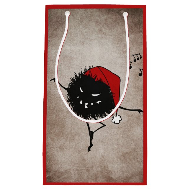 Dunkle schlechte Weihnachtswanze Kleine Geschenktüte (Vorderseite)