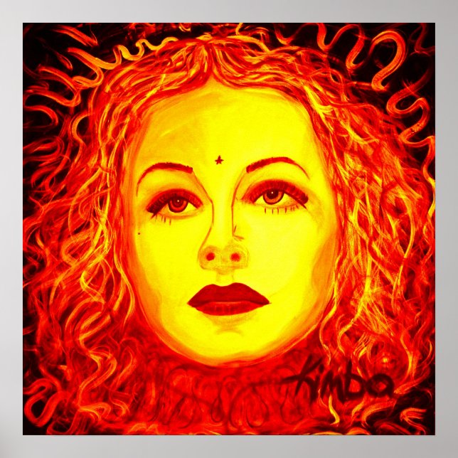 Dunkle Schönheit 20x20" Poster (Vorne)