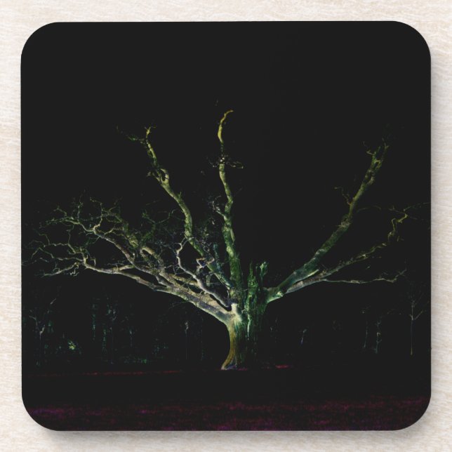 Dunkle Seite 1 Küste Getränkeuntersetzer (Vorderseite)