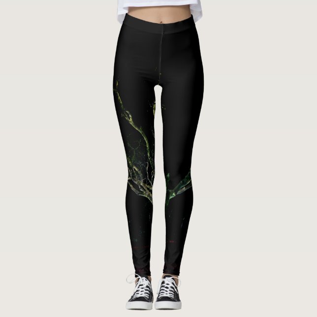 Dunkle Seite 1 lecna Leggings (Vorderseite)